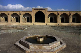 Kenargerd Caravansary a tourist site in Ebrahim Abad District  