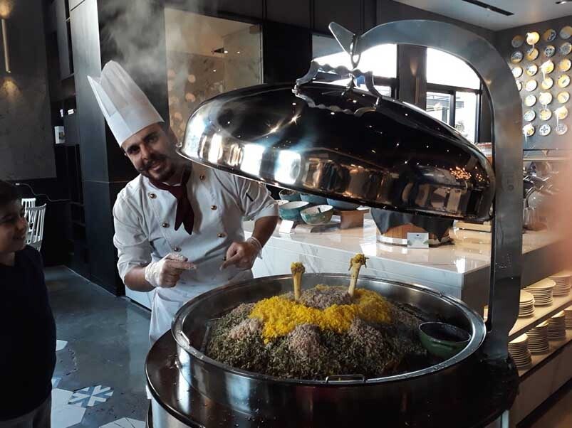 Sana food court in Qeytariyeh district of tehran